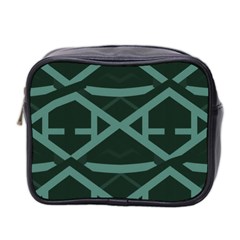 Geometric Design 01 Mini Toiletries Bag (two Sides)