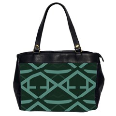 Geometric Design 01 Oversize Office Handbag (2 Sides)