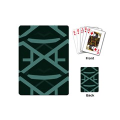 Geometric Design 01 Playing Cards Single Design (mini) by myclothy