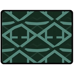 Geometric Design 01 Two Sides Fleece Blanket (large) by myclothy