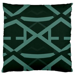 Geometric Design 01 Standard Premium Plush Fleece Cushion Case (one Side) by myclothy