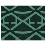 Geometric Design 01 Two Sides Premium Plush Fleece Blanket (Teen Size) 60 x50  Blanket Front