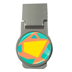 Geometric Design 02 Money Clips (round) 