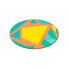 Geometric Design 02 Sticker Oval (100 Pack)