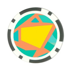 Geometric Design 02 Poker Chip Card Guard