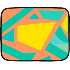 Geometric Design 02 Fleece Blanket (mini)