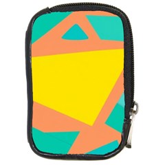 Geometric Design 02 Compact Camera Leather Case