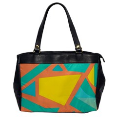 Geometric Design 02 Oversize Office Handbag