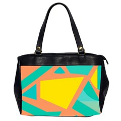 Geometric Design 02 Oversize Office Handbag (2 Sides)