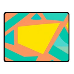 Geometric Design 02 Fleece Blanket (small)