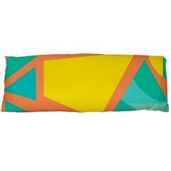 Geometric Design 02 One Side Body Pillow Cases