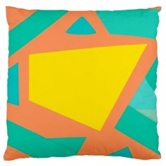 Geometric Design 02 Large Cushion Case (two Sides) by myclothy