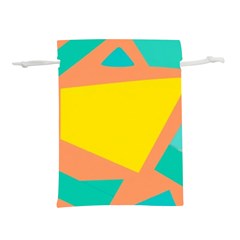 Geometric Design 02 Lightweight Drawstring Pouch (l)