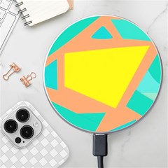 Geometric Design 02 Wireless Fast Charger(white) by myclothy