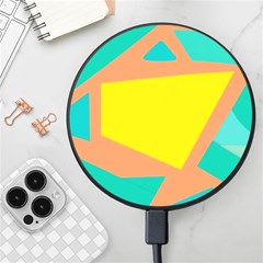 Geometric Design 02 Wireless Fast Charger(black) by myclothy