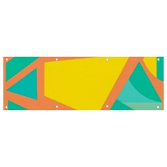 Geometric Design 02 Banner And Sign 9  X 3  by myclothy