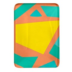 Geometric Design 02 Rectangular Glass Fridge Magnet (4 Pack)