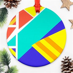 Geometric  Design 04 Ornament (round)