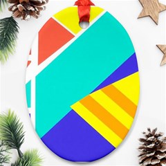 Geometric  Design 04 Ornament (oval)