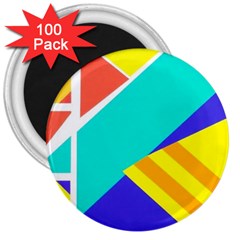 Geometric  Design 04 3  Magnets (100 Pack)