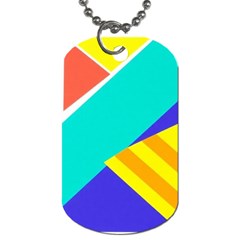 Geometric  Design 04 Dog Tag (one Side)