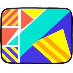 Geometric  Design 04 Fleece Blanket (mini)