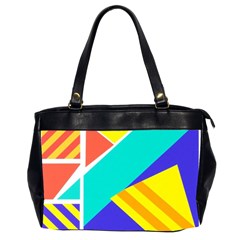 Geometric  Design 04 Oversize Office Handbag (2 Sides)