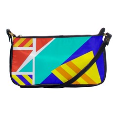 Geometric  Design 04 Shoulder Clutch Bag by myclothy