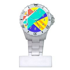 Geometric  Design 04 Plastic Nurses Watch