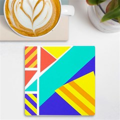 Geometric  Design 04 Uv Print Square Tile Coaster 