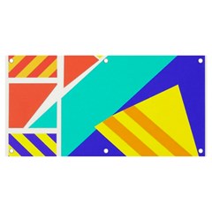 Geometric  Design 04 Banner And Sign 4  X 2  by myclothy