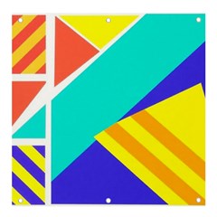 Geometric  Design 04 Banner And Sign 4  X 4  by myclothy