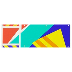 Geometric  Design 04 Banner And Sign 9  X 3  by myclothy