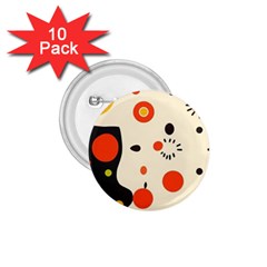 Geometric Design 1 75  Buttons (10 Pack)