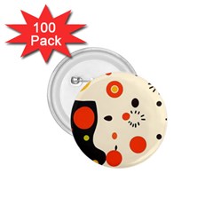 Geometric Design 1 75  Buttons (100 Pack) 