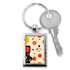 Geometric Design Key Chain (rectangle)