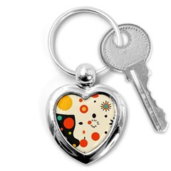 Geometric Design Key Chain (heart)