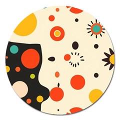 Geometric Design Magnet 5  (round)