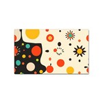 Geometric Design Sticker Rectangular (10 pack) Front