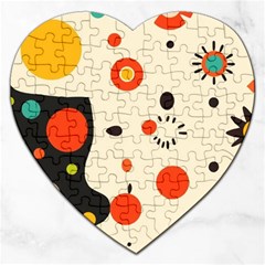 Geometric Design Jigsaw Puzzle (heart)