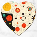 Geometric Design Jigsaw Puzzle (Heart) Front