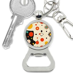 Geometric Design Bottle Opener Key Chain