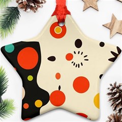 Geometric Design Star Ornament (two Sides) by myclothy