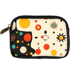 Geometric Design Digital Camera Leather Case