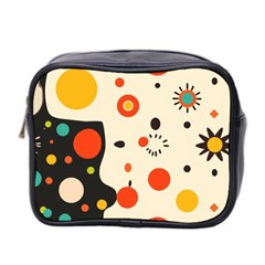 Geometric Design Mini Toiletries Bag (two Sides)