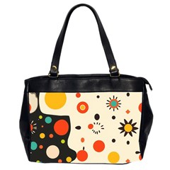 Geometric Design Oversize Office Handbag (2 Sides)