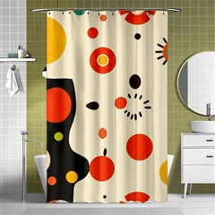 Geometric Design Shower Curtain 48  X 72  (small) 