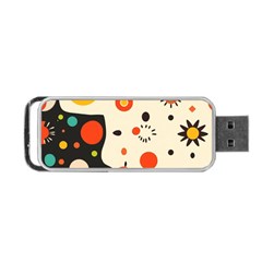 Geometric Design Portable Usb Flash (one Side)