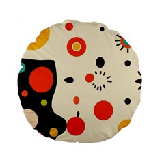 Geometric Design Standard 15  Premium Round Cushions