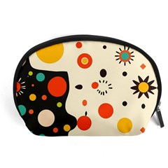 Geometric Design Accessory Pouch (large)